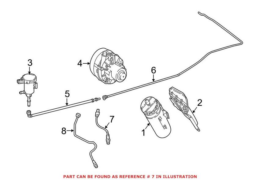 Mercedes Oxygen Sensor - Front 0095425818